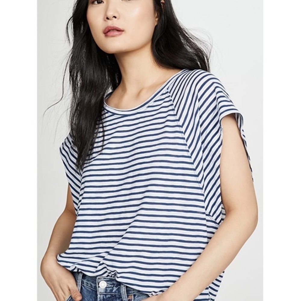 NWT Free People Halo Striped Tee Size S